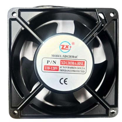 Microventilador XD12038A1HSL 110/220VAC 0,24/0,21A 120x120x38mm