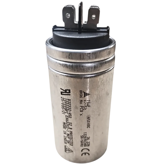 Capacitor De Partida 15uF 450V 40x78mm (Fast-on)