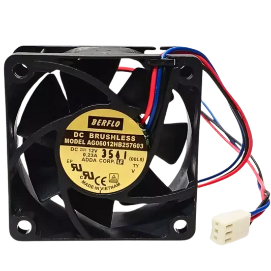Microventilador AG06012HB257603 12VDC 0,23A 60x60x25mm