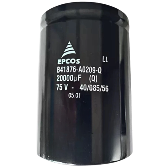 Capacitor Eletrolítico Giga 20000uF 75V 75x106mm