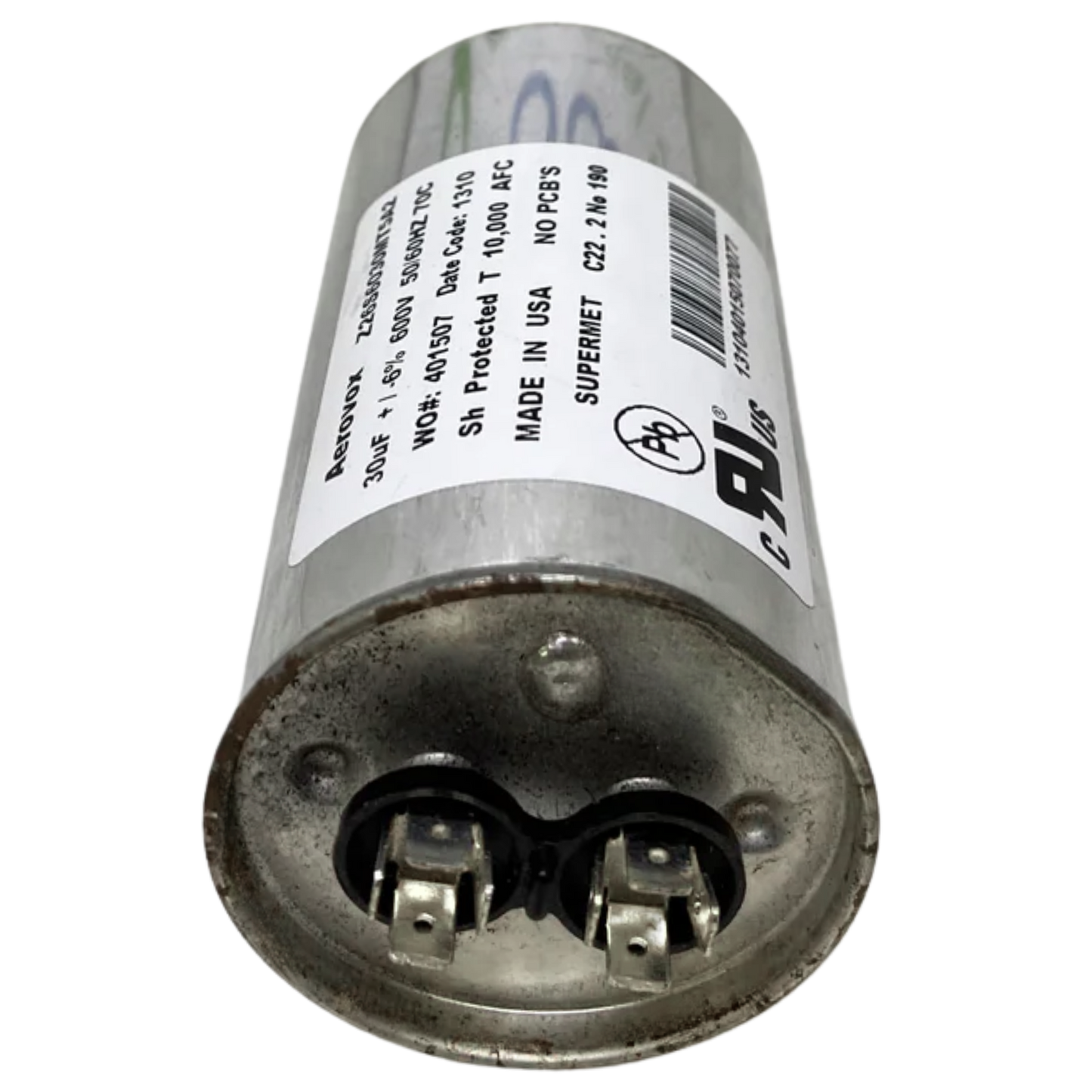 Capacitor De Partida 30uF 600V 66x122mm (Fast-on)