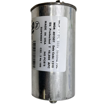 Capacitor De Partida 30uF 600V 66x122mm (Fast-on)