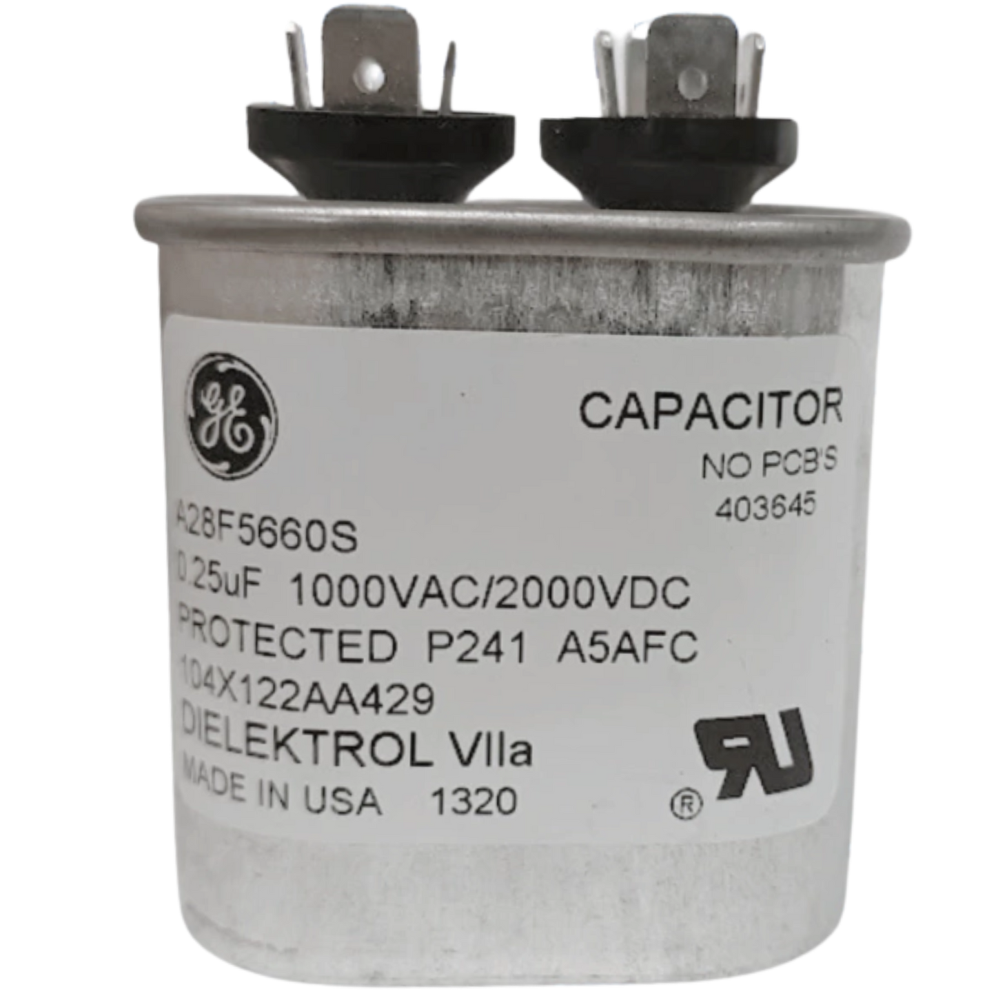 Capacitor De Partida 0,25uF 1000/2000V 32x52mm (Fast-on)