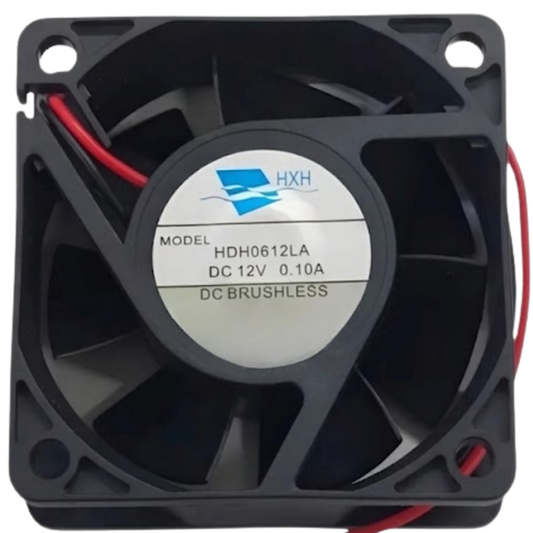 Microventilador HDH0612LA 12VDC 0,10A 60x60x25mm
