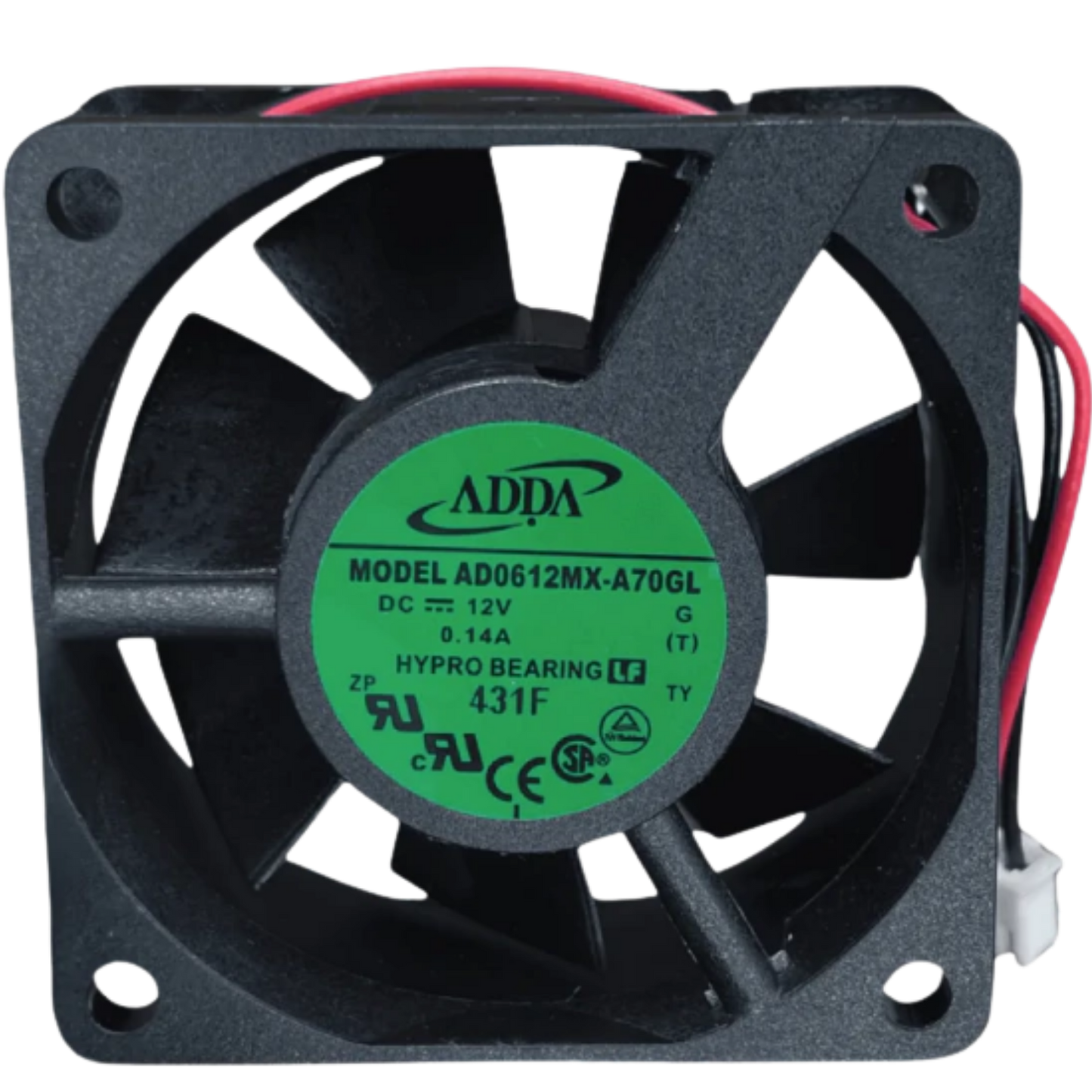 Microventilador AD0612MX-A70GL 12VDC 0,14A 60x60x25mm