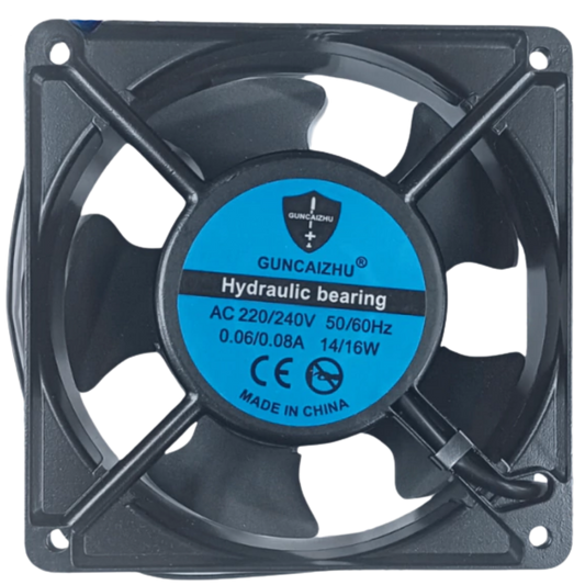 Microventilador 220/240VAC 0,06/0,08A 120x120x38mm