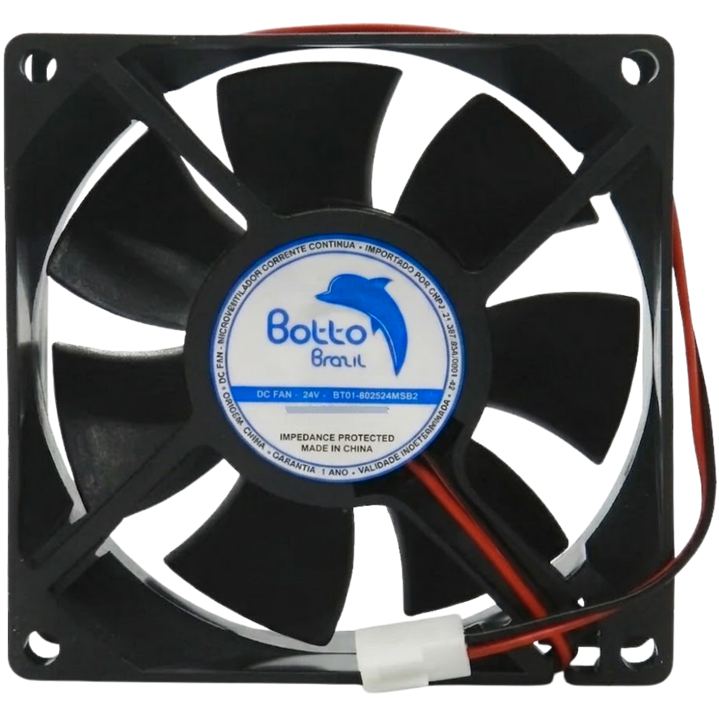 Microventilador BT01-802524MSB2 24VDC 80x80x25mm