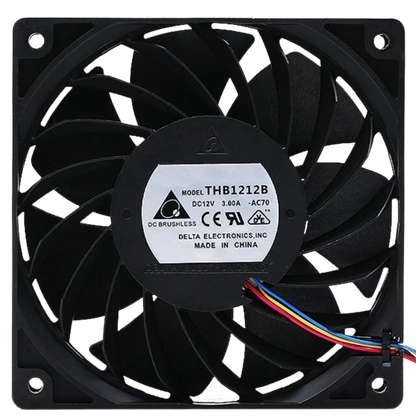 Microventilador THB1212B 12VDC 3A 120x120x25mm