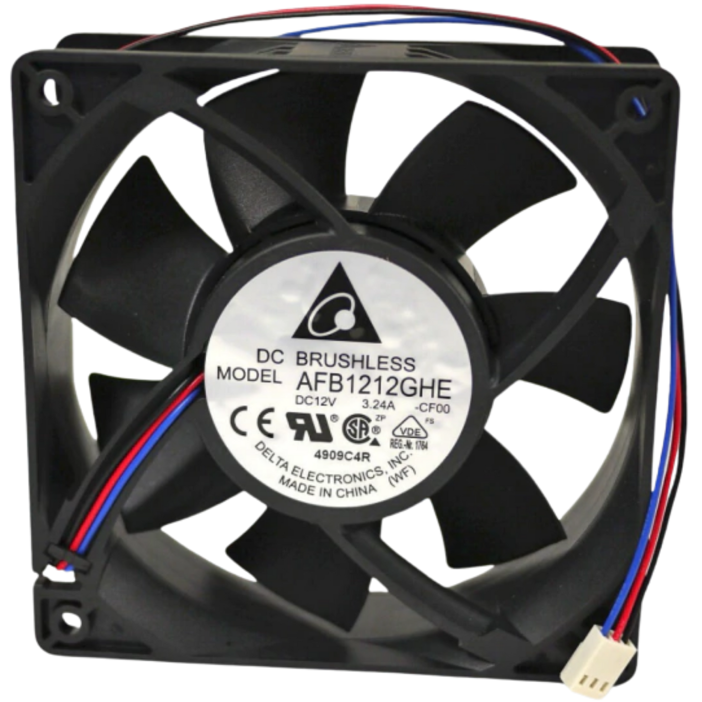 Microventilador AFB1212GHE-CF00 12VDC 3,24A 120x120x38mm
