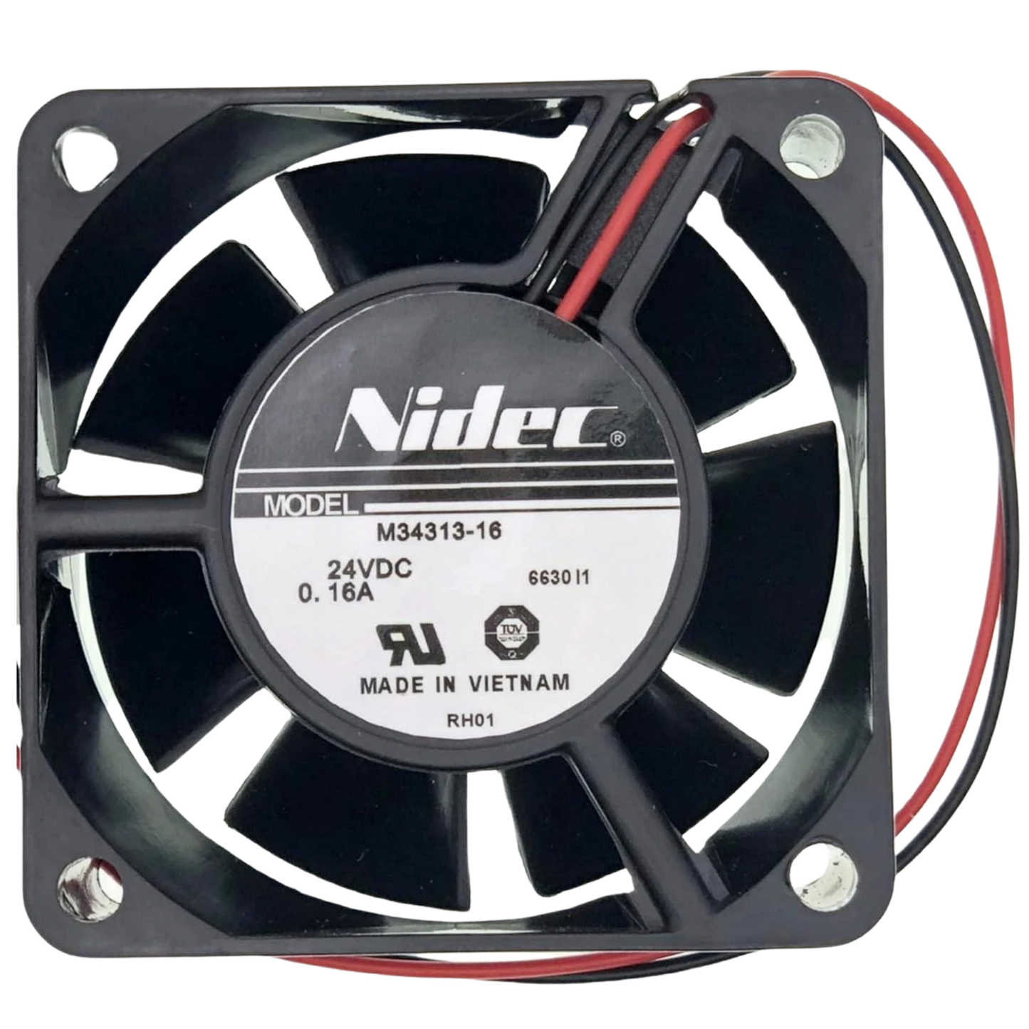 Microventilador M34313-16 24VDC 0,16A 60x60x25mm