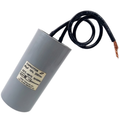Capacitor De Partida 95uF 250V 24x46mm (2Fios)