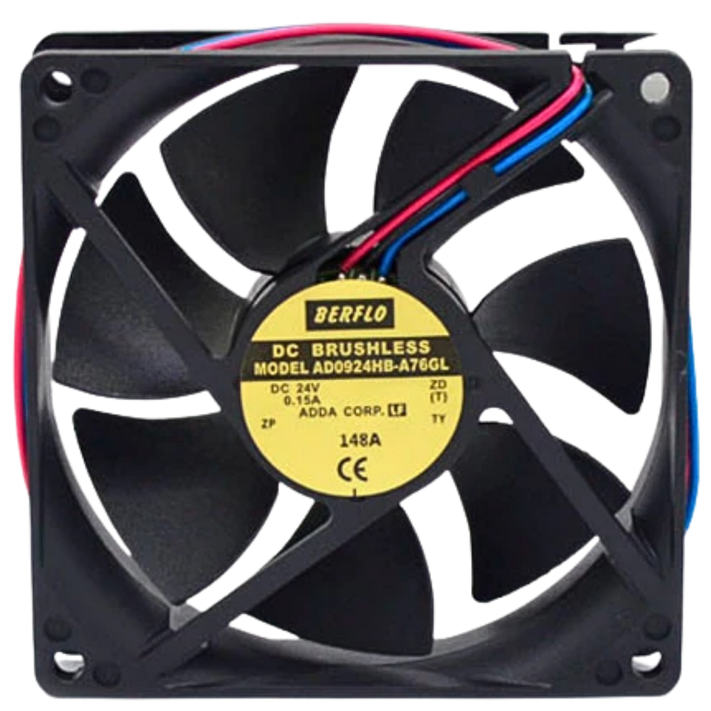Microventilador AD0924HB-A76GL 24VDC 0,15A 90x90x25mm
