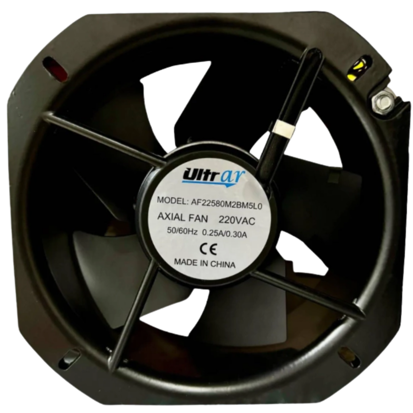 Microventilador AF22580M2BM5L0 220VAC 0,25/0,30A 225x225x80mm