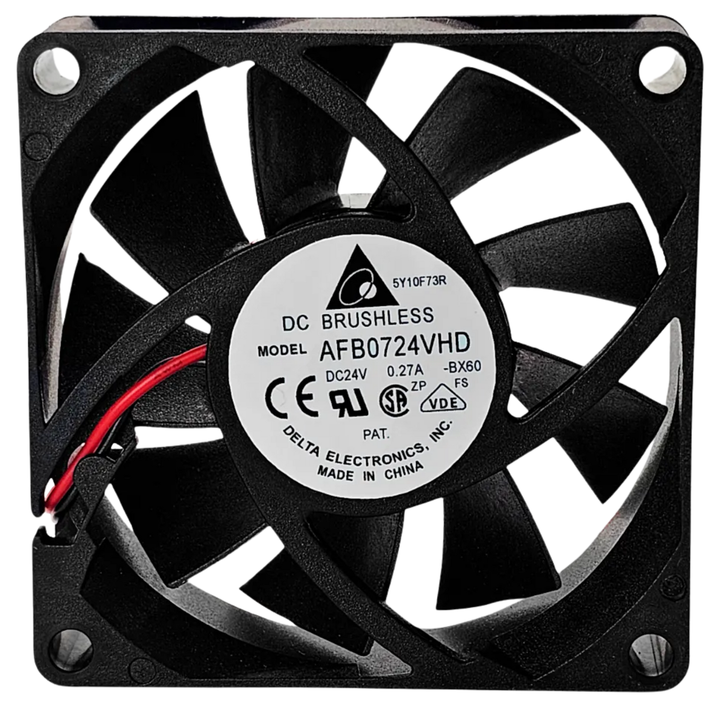 Microventilador AFB0724VHD 24VDC 0,27A 70x70x20mm