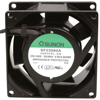 Microventilador SF23080A-2083HBL.GN 240VAC 0,08A 80x80x38mm