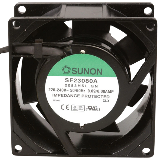 Microventilador SF23080A-2083HBL.GN 240VAC 0,08A 80x80x38mm
