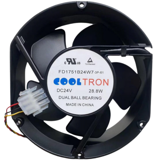 Microventilador FD1751B24W7 24VDC 1,18A 172x150x50mm