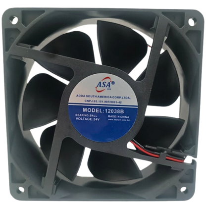 Microventilador 12038B 24VDC 0,12A 120x120x38mm
