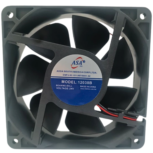 Microventilador 12038B 24VDC 0,12A 120x120x38mm