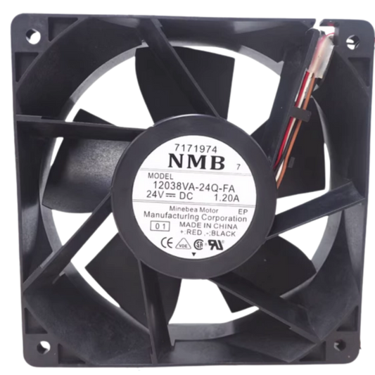 Microventilador NMB12038VA-24Q-FA 24VDC 1,20A 120x120x38mm