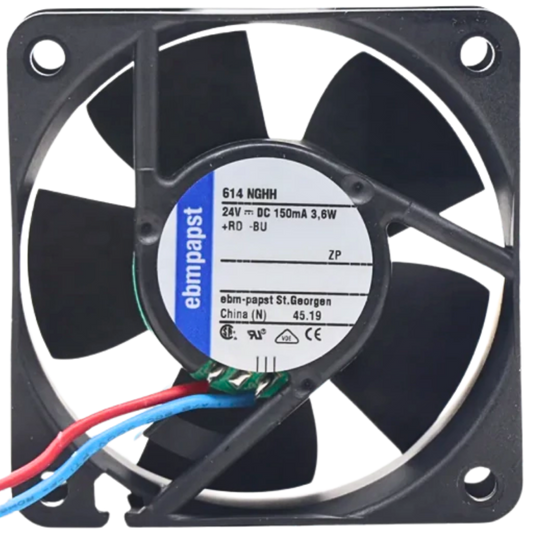Microventilador 614NGHH 24VDC 0,15A 60x60x25mm