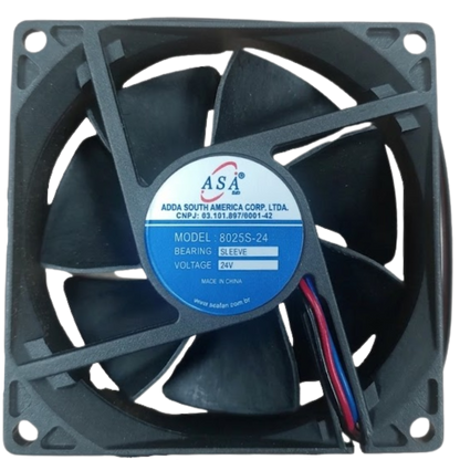 Microventilador 8025S-24 24V 0,13A 80x80x25mm