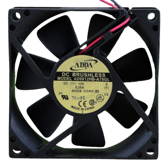 Microventilador AD0812HB-A70GL 12VDC 0,25A 80x80x25mm