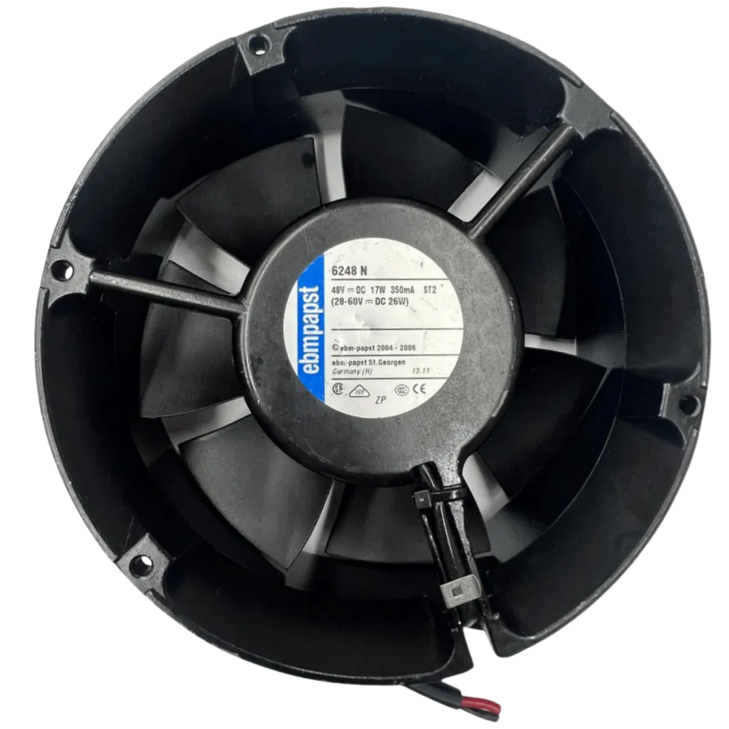 Ventilador 6248N 48VDC 17W 0,35A 172x150x51mm
