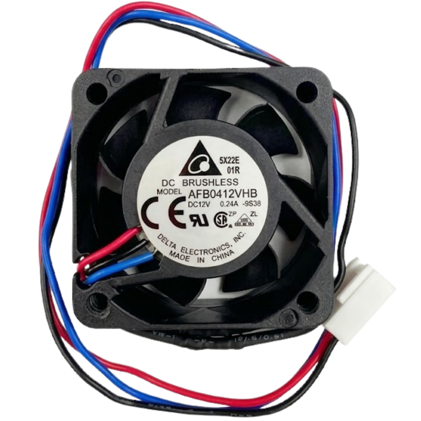 Microventilador AFB0412VHB 12VDC 0,24A 40x40x15mm
