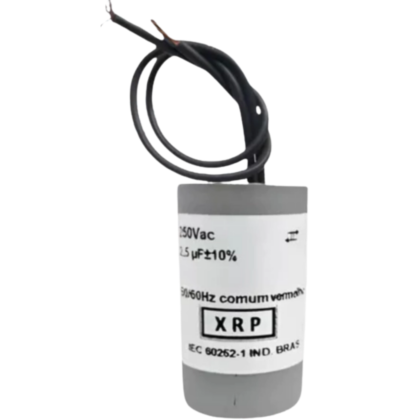 Capacitor De Partida 2,5uF 250v 24x46mm (2Fios)
