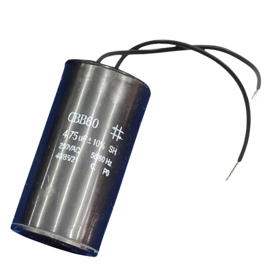 Capacitor De Partida 4,75uF 250V 24x46mm (2Fios)