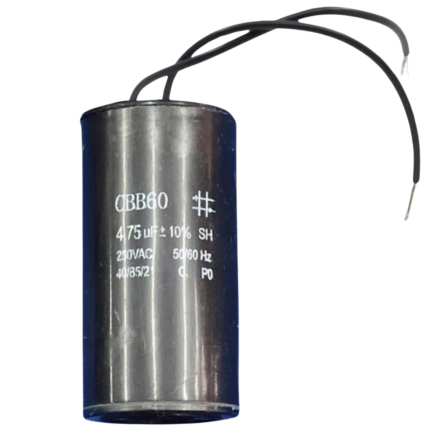 Capacitor De Partida 4,75uF 250V 24x46mm (2Fios)