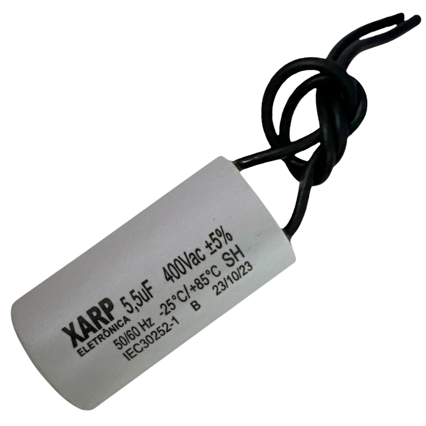 Capacitor De Partida 5,5uF 400V 27x46mm (2Fios)