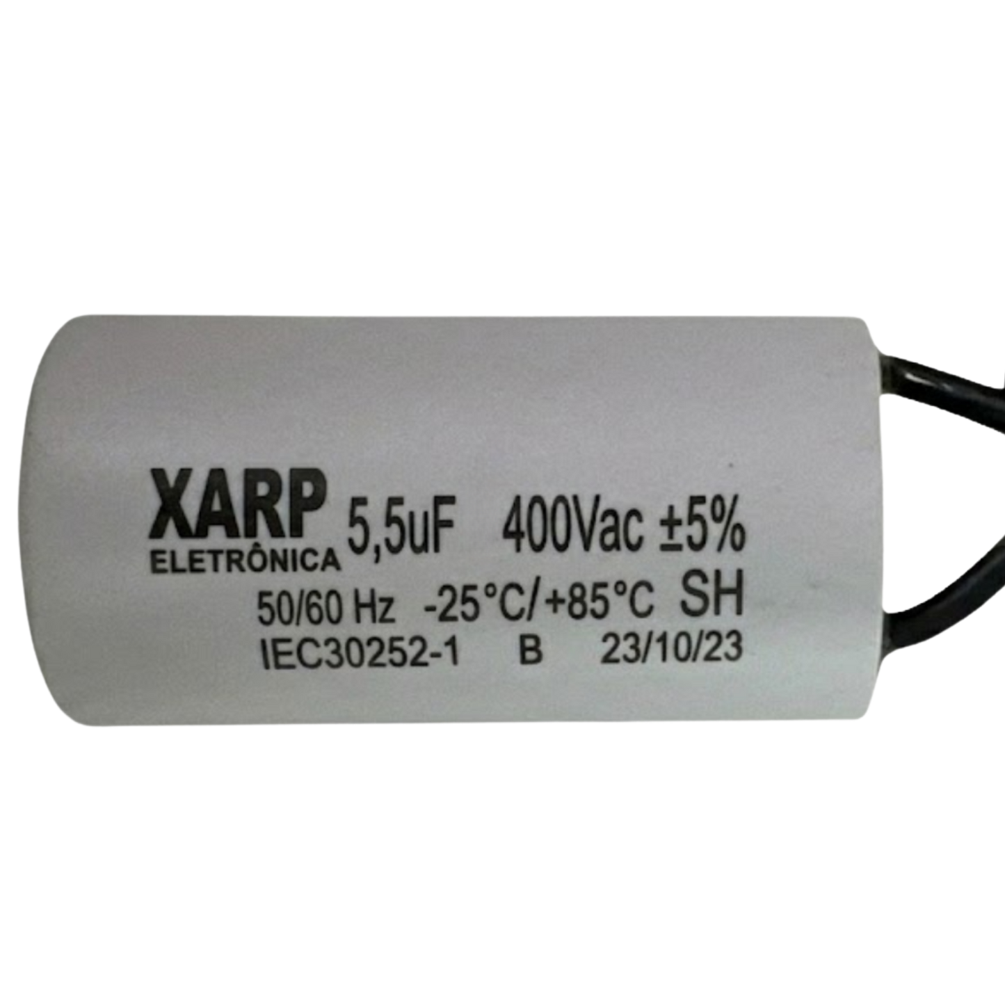 Capacitor De Partida 5,5uF 400V 27x46mm (2Fios)