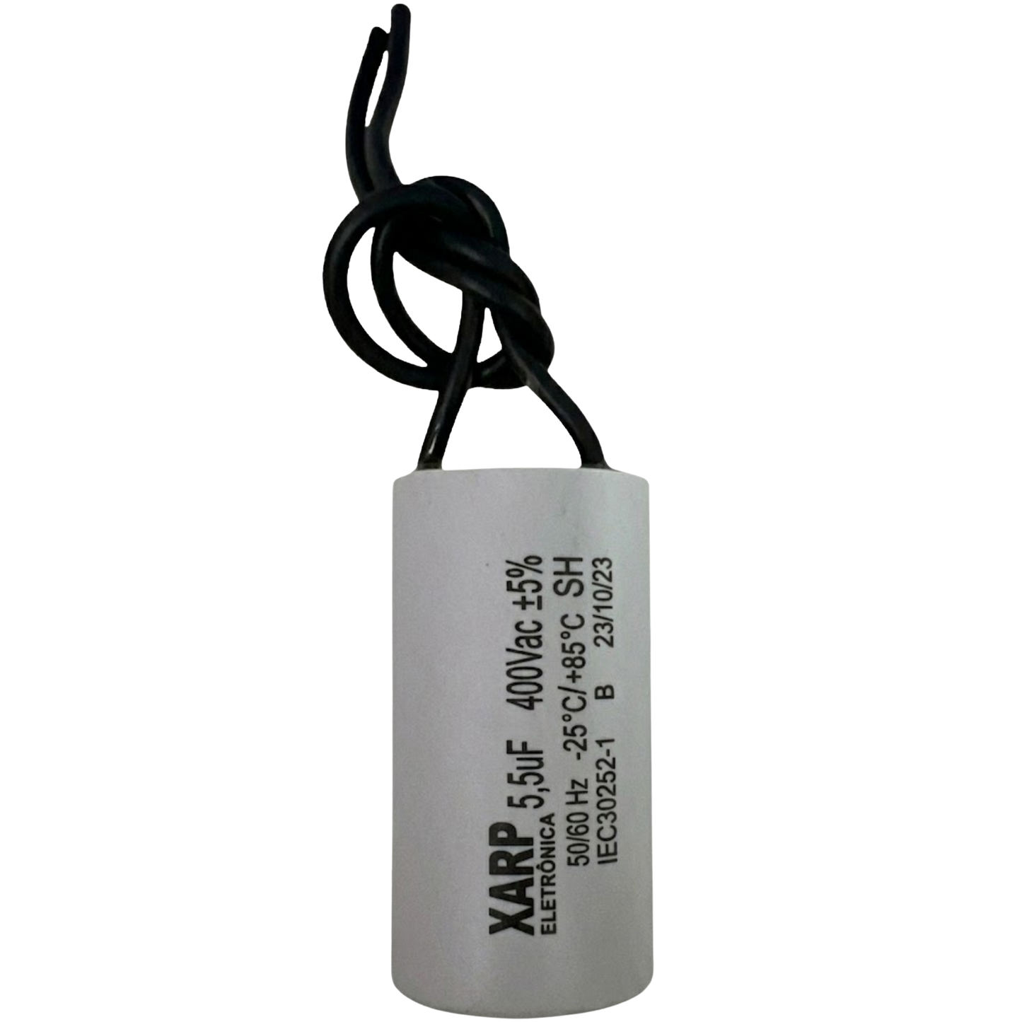 Capacitor De Partida 5,5uF 400V 27x46mm (2Fios)