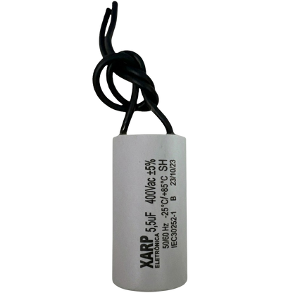 Capacitor De Partida 5,5uF 400V 27x46mm (2Fios)