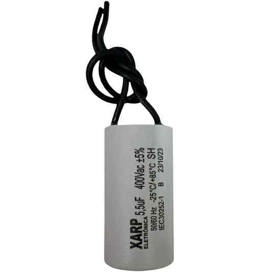 Capacitor De Partida 5,5uF 400V 27x46mm (2Fios)