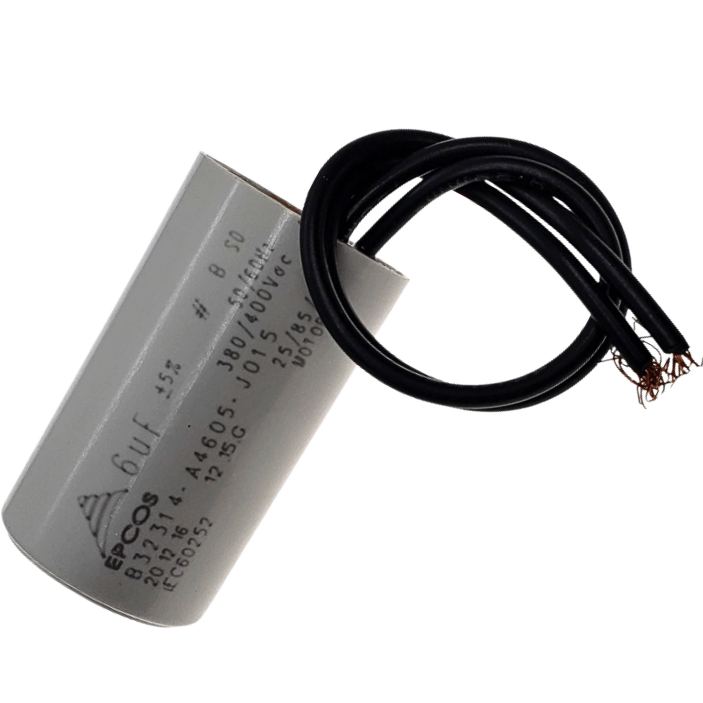 Capacitor De Partida 6uF 400V 27x47mm (2Fios)