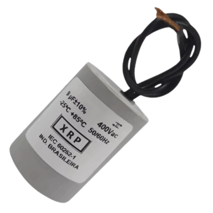 Capacitor De Partida 9uF 400V 33x47mm (2Fios)