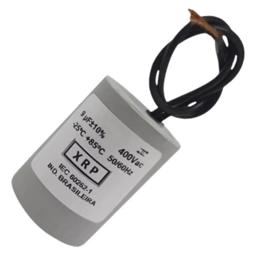 Capacitor De Partida 9uF 400V 33x47mm (2Fios)