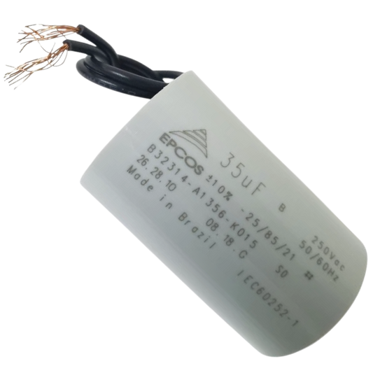 Capacitor De Partida 35uF 250V 40x62mm (2Fios)