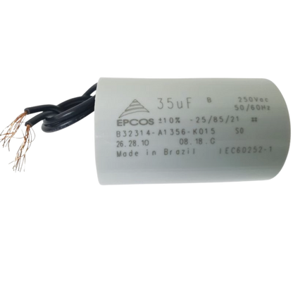 Capacitor De Partida 35uF 250V 40x62mm (2Fios)