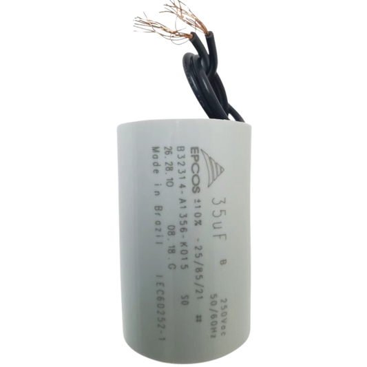 Capacitor De Partida 35uF 250V 40x62mm (2Fios)