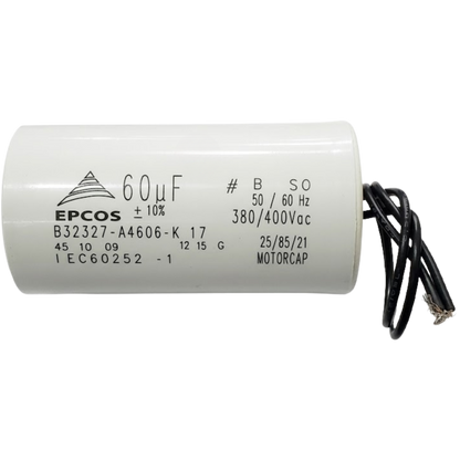 Capacitor De Partida 60uF 380/400V 50x95mm (2Fios)