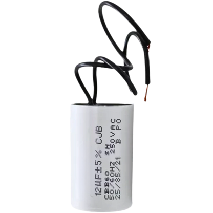 Capacitor De Partida 12uF 250V 45x95mm (2Fios)