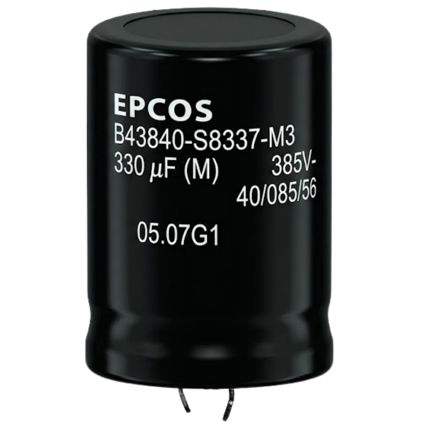 Capacitor Eletrolítico Snap-in 330uF 385V 30x40mm
