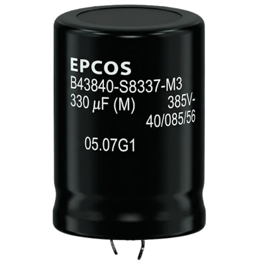 Capacitor Eletrolítico Snap-in 330uF 385V 30x40mm