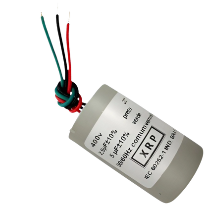 Capacitor De Partida 2,5uF+5uF 400V (3Fios)