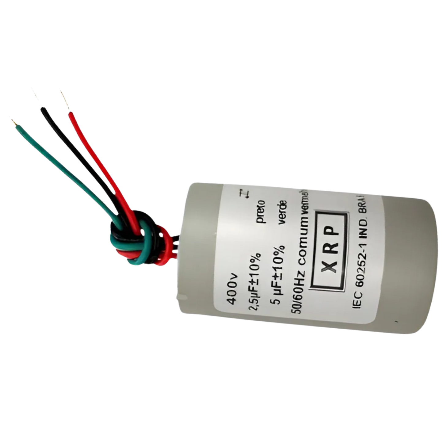 Capacitor De Partida 2,5uF+5uF 400V (3Fios)
