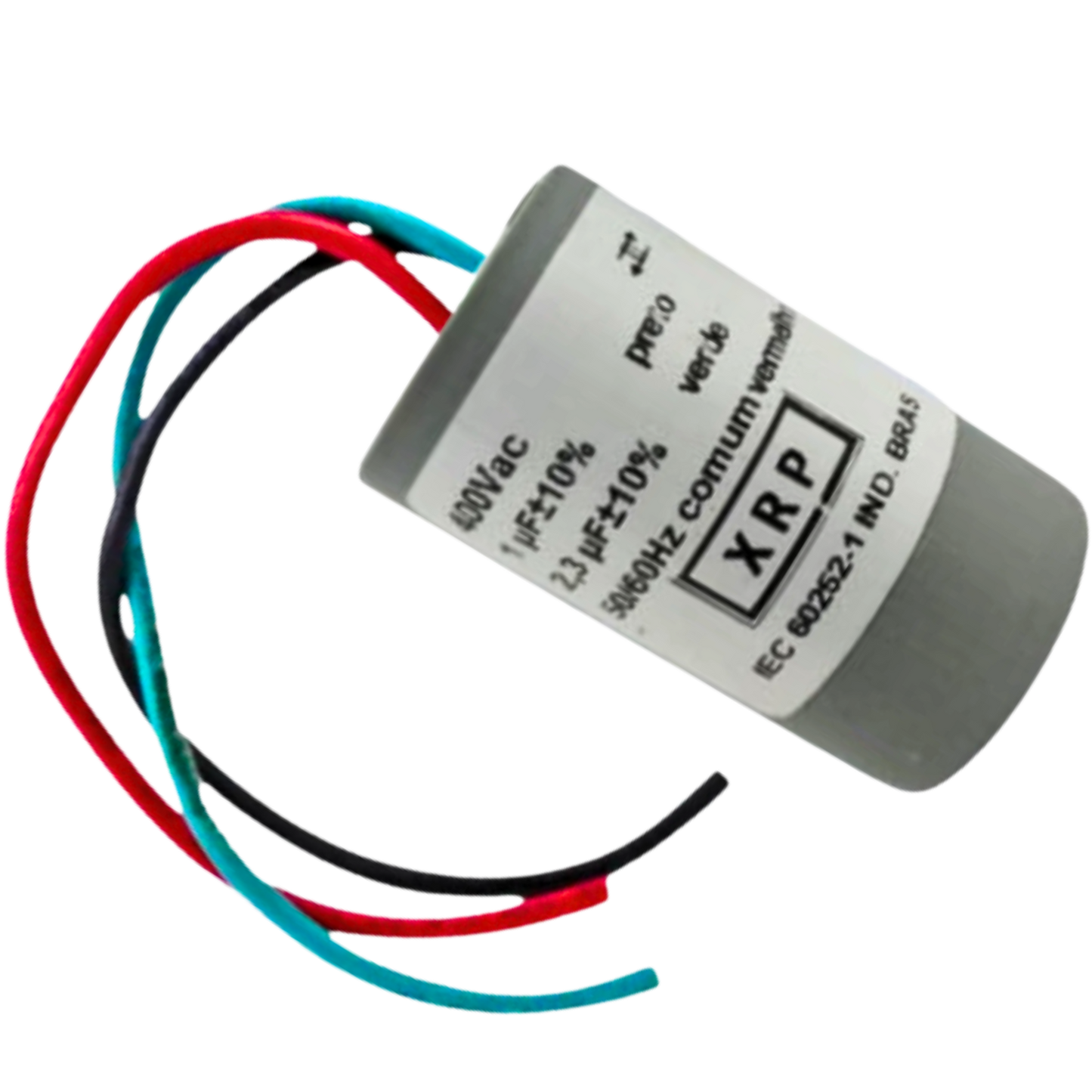 Capacitor De Partida 1,3uF+2,3uF 400V (3Fios)